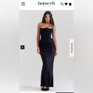 Stunning black House of CB gown.